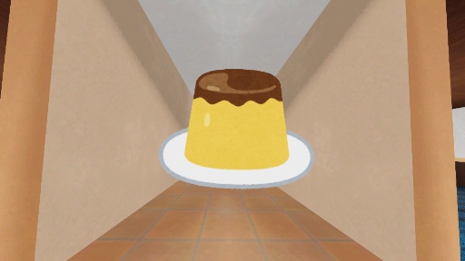 プリンを飾るルーム